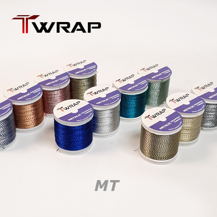 Jadrak T-WRAP 2 TONE Metallic Wrapping Threads (MT) - D Size,90m – Duri  Fishing